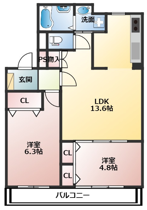 リンデンハイムの間取り