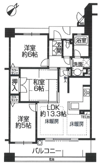 【間取り】 | ソフィア垂水高丸ハーティスクエア