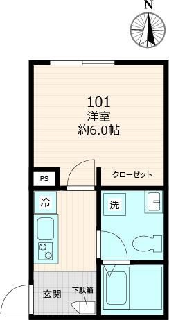 【間取り】 | ＫＡＷＡＧＯＥ　ＴＥＲＲＡＣＥ