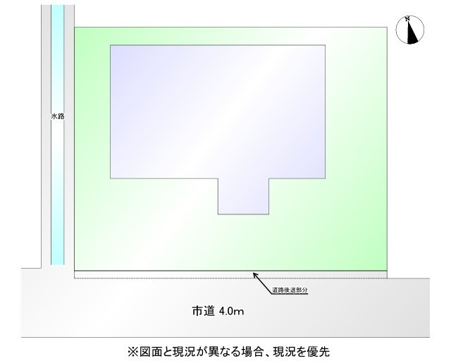 熊谷市佐谷田　中古戸建の区画図|図面と現況が異なる場合、現況を優先とします。