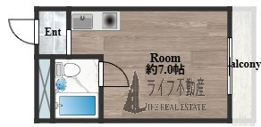 グランドハイツ東小橋の間取り