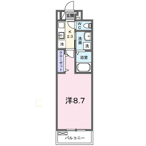 Ｂｏｓｃａｔｏ　Ｍ．の間取り