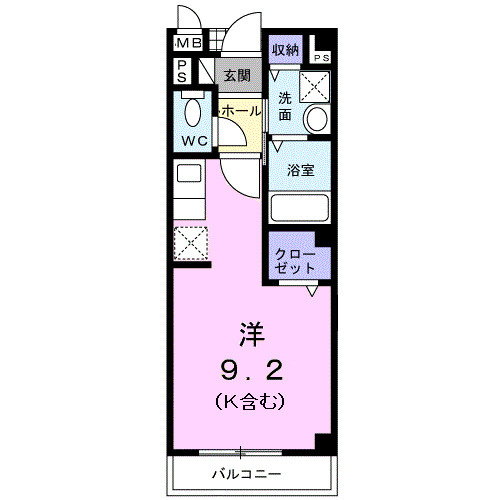 エルンテ清瀬の間取り