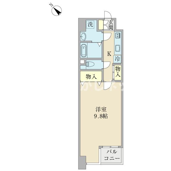 グランネス横濱公園【おとり物件なし】#学生・社会人にオススメ！初期費用分割払いOK！の間取り