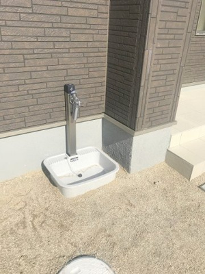 【その他】 | ☆☆☆新築分譲　錦町江栗１丁目第２H　長期優良住宅　全5棟♪　 | 便利な立水栓付き