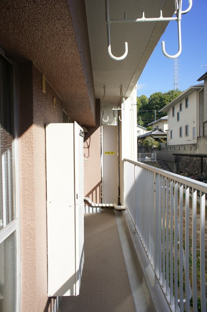 平町ビルのバルコニー