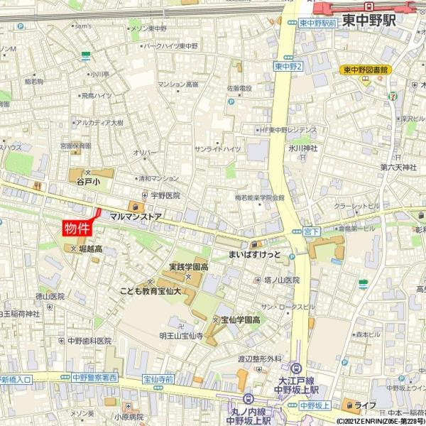 レジデンス若松【おとり物件なし】#学生・社会人にオススメ！初期費用分割払いOK！の地図