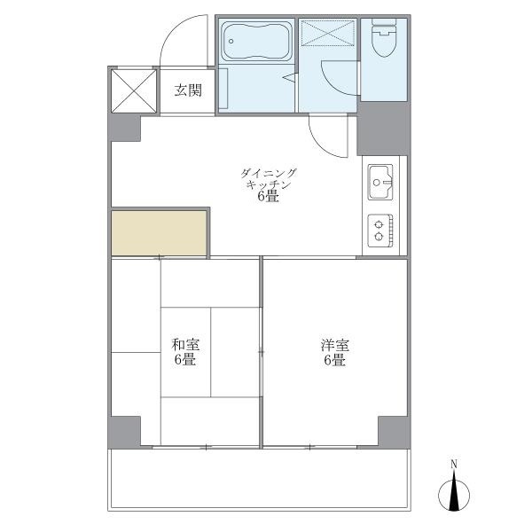 レジデンス若松【おとり物件なし】#学生・社会人にオススメ！初期費用分割払いOK！の間取り