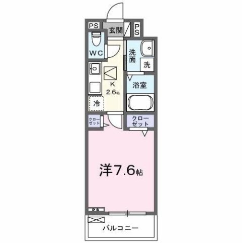 ヌーヴェル　ラ　ヴィの間取り
