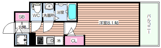 【間取り】 | メインステージ大阪ノースゲートⅠ