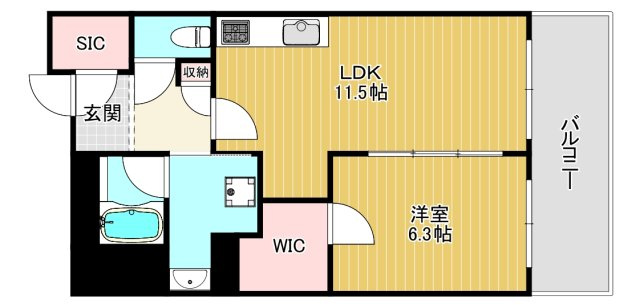 【間取り】 | プレサンスロジェ京橋グランスクエア