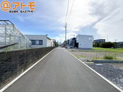 【前面道路含む現地写真】 | 駿河区中島22期　新築戸建　1号棟