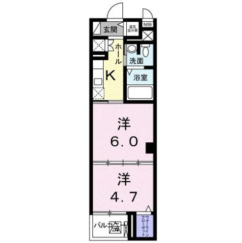 グレースヒルズ下馬の間取り