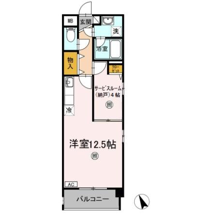 Ｂ－ＯＮＥの間取り