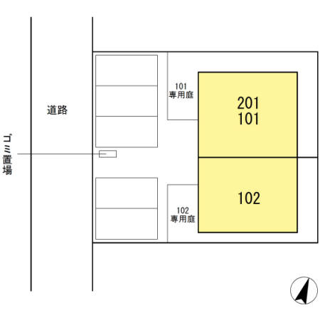 メゾンドヴェールの区画図
