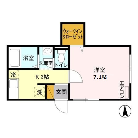 ☆1K間取り図☆
