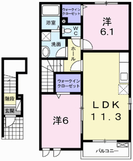 【間取り】 | サニー　ハピネス