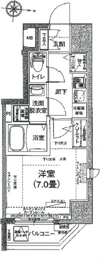 アイルカナーレ深川の間取り