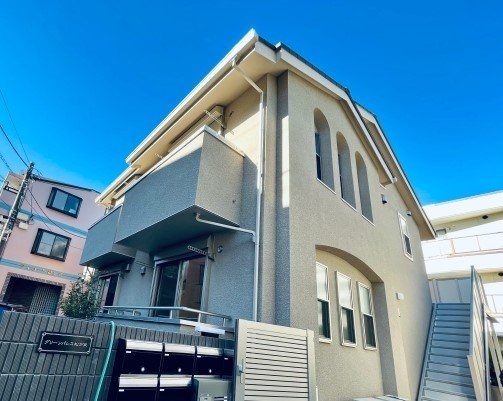 グリーンパレス松が丘の外観|外はこのようになっています