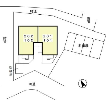 リバーオークスの区画図