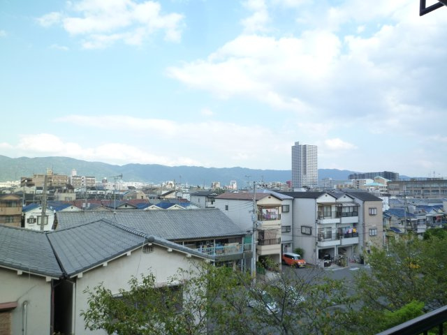 プレジデント東大阪4号棟の展望
