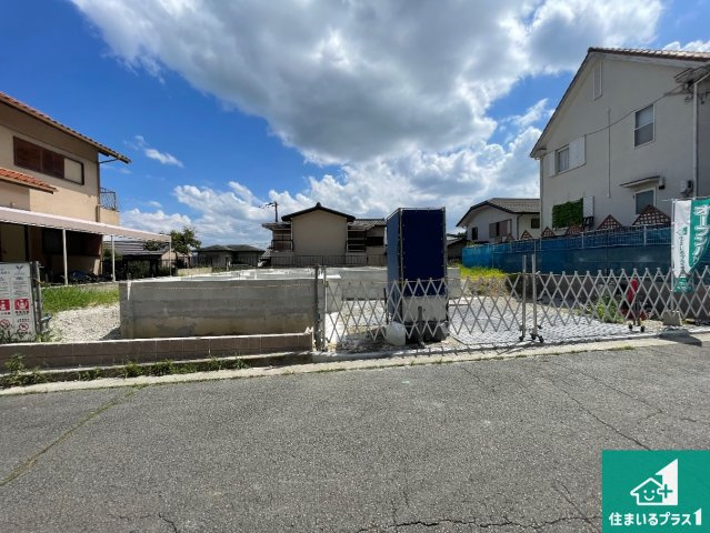 川西市清和台西　第4期　新築一戸建ての外観|現在の進捗状況です！順調に作業進行中、完成が待ち遠しいです！詳細の間取り等、お気軽にお問い合わせください！
