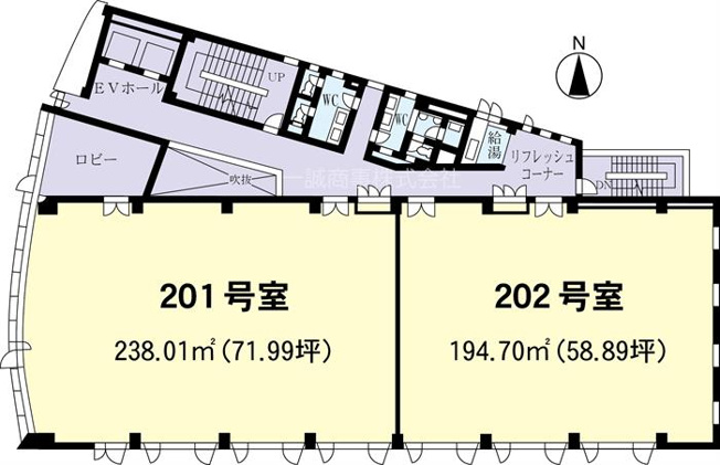【間取り】 | 第４・ＩＳＳＥＩビル | 202号室