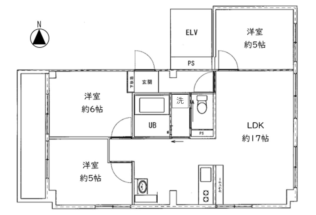 コーピアス扇橋の間取り