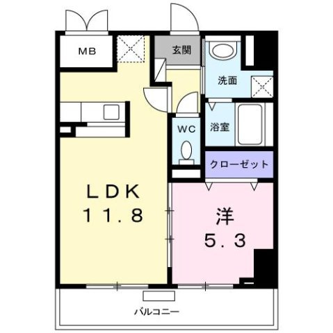 アビタ・ヴァンの間取り