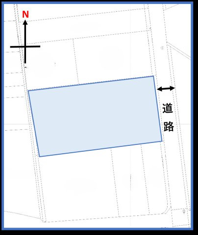 今帰仁村仲宗根の土地図