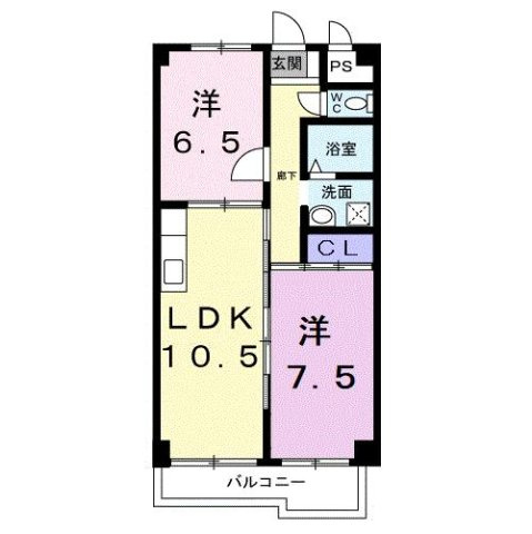 ドミール竹ノ塚の間取り