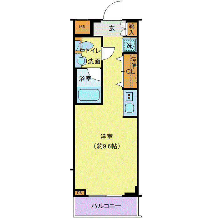 プレール・ドゥーク方南町の間取り