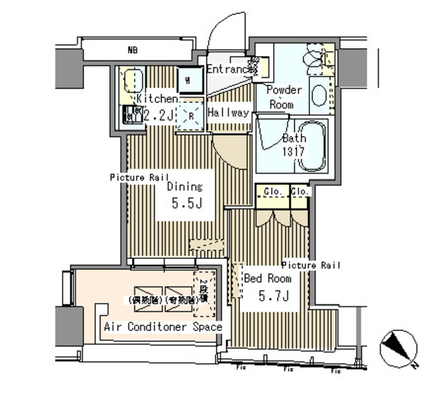 ＭＹ　ＴＯＷＥＲ　ＲＥＳＩＤＥＮＣＥの間取り