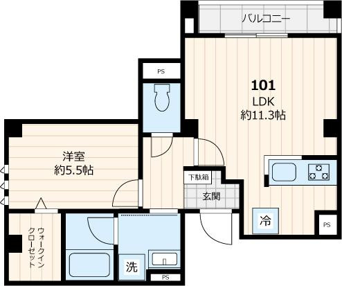 Ｌｅａ　Ｌｅａ　ＡＬＯＨＡ（ララアロハ）の間取り
