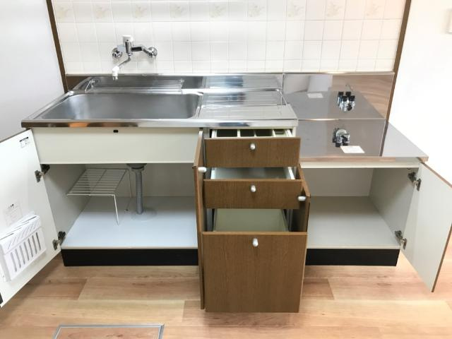 リバティヒルズ吉田Ⅰのキッチン|キッチン収納