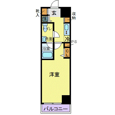 カスタリア蔵前の間取り
