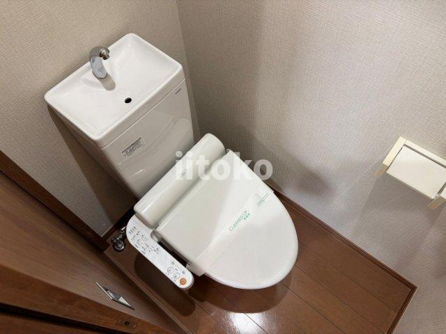 龍角荘のトイレ