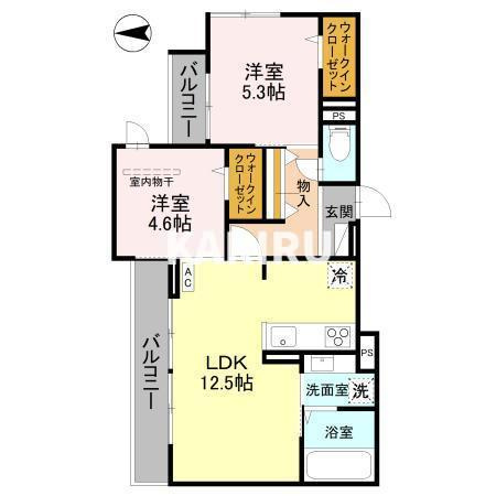 S★S CASAの間取り
