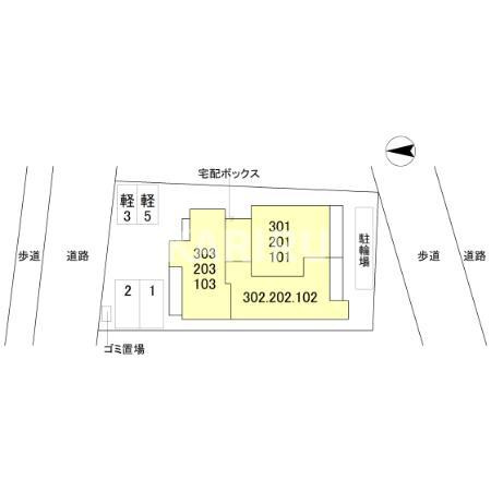 S★S CASAの区画図