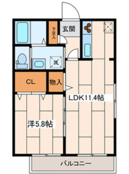 【間取り】 | ブリーズ | 使いやすい1LDKの間取りです！