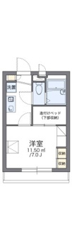 【間取り】 | レオパレス御本丸弐番館 | 代表的な間取のため実際の間取とは異なる場合があります