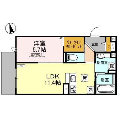 アネックスKOKUBOの間取り