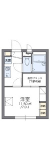 【間取り】 | レオパレス御本丸弐番館 | 代表的な間取のため実際の間取とは異なる場合があります
