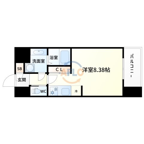ドゥーエ江坂スリーの間取り|ドゥーエ江坂Ⅲ　間取り
