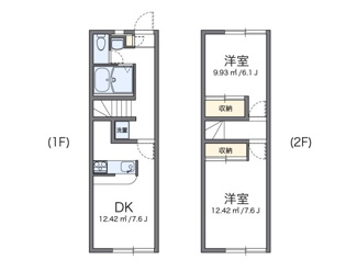 【間取り】 | レオパレスやなせ