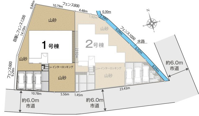佐久市伴野01期の区画図|新規販売開始しました！ローン相談お任せください！！お問合せは＜Tel 026-477-7419＞まで♪　１号棟