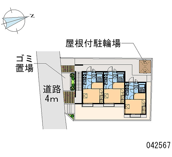 【区画図】 | レオパレスレガシィ和田 | 画像4