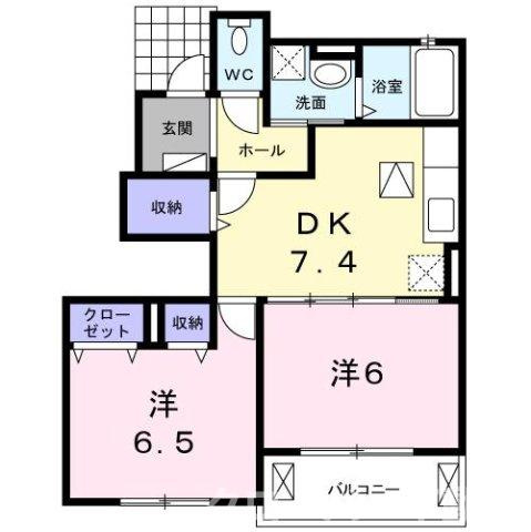 ソラーナＳ　Ｃの間取り