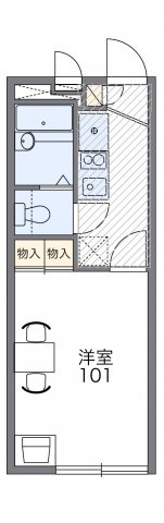 【間取り】 | レオパレスハピネス | 画像2