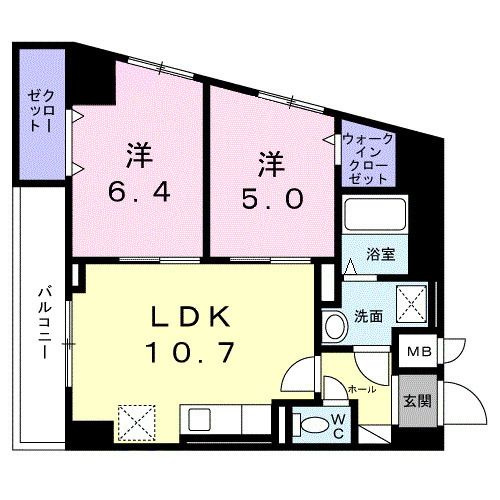 シエスタ　キーの間取り